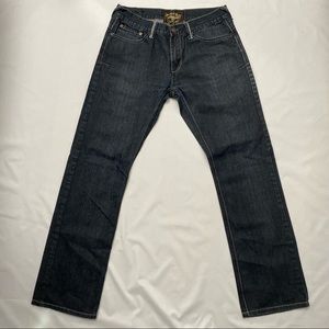 Men's Relaxed Fit Jeans - Dark Blue